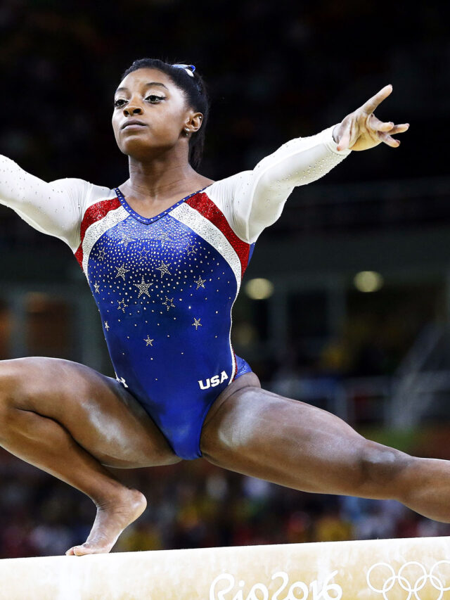 The Olympic Gold Medallist Simone Biles, the Gymnastics Queen, performs historic Yurchenko double pike vault | Simone Biles Olympic Gold February-March 2024