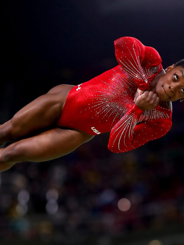 The Olympic Gold Medallist Simone Biles, the Gymnastics Queen, To honor her, Simone Biles does the historic Yurchenko double pike vault with a jump | Simone Biles Olympic Gold  February-March 2024